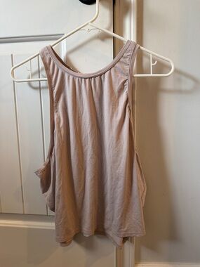 Varley Sleeveless Scoop-Back Tank Top - Dusty Mauve